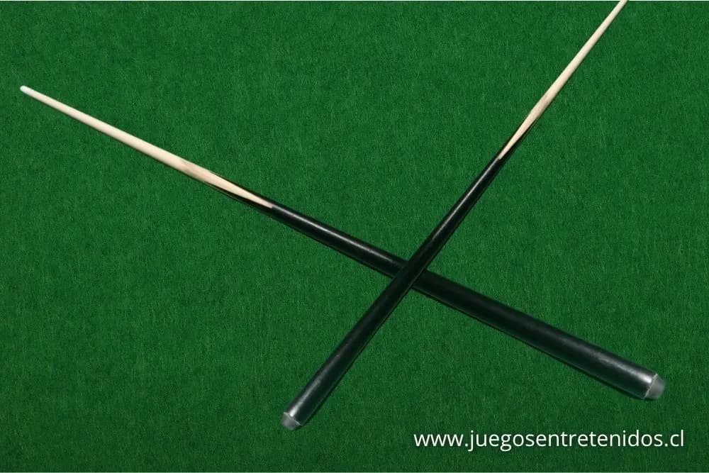 PAR DE TACOS CORTOS DE POOL UNA PIEZA 90 cm.